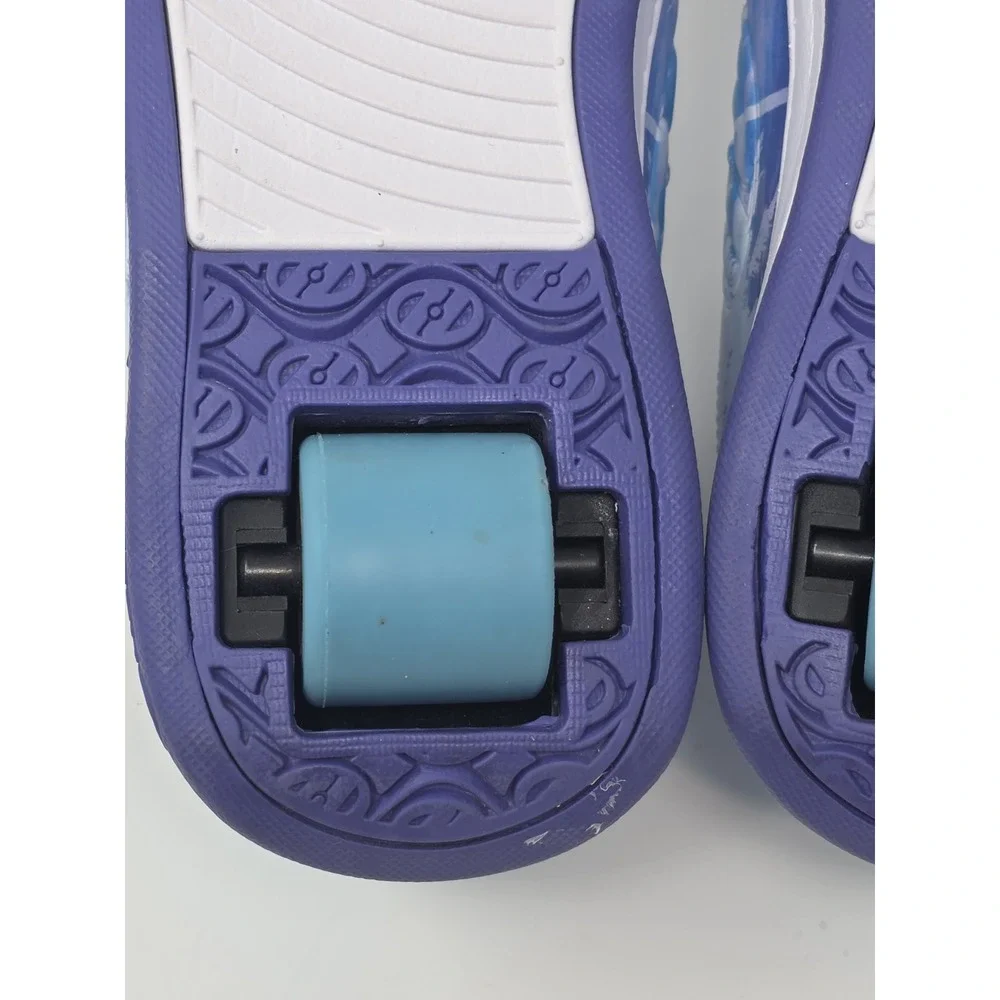 Heelys Ocean Pacific OP Split Low Roller Shoes Blue Palm Print Mens US 8 Womens